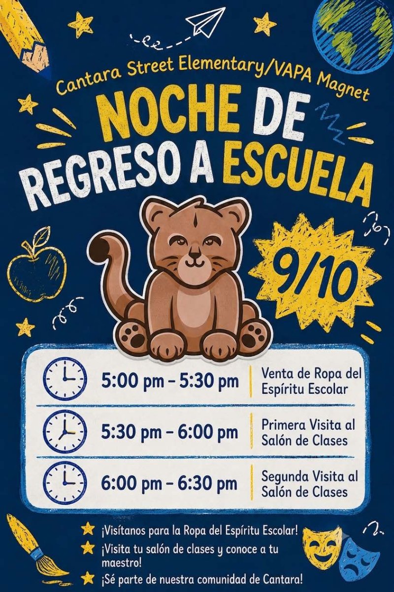 Back to School Night Spanish